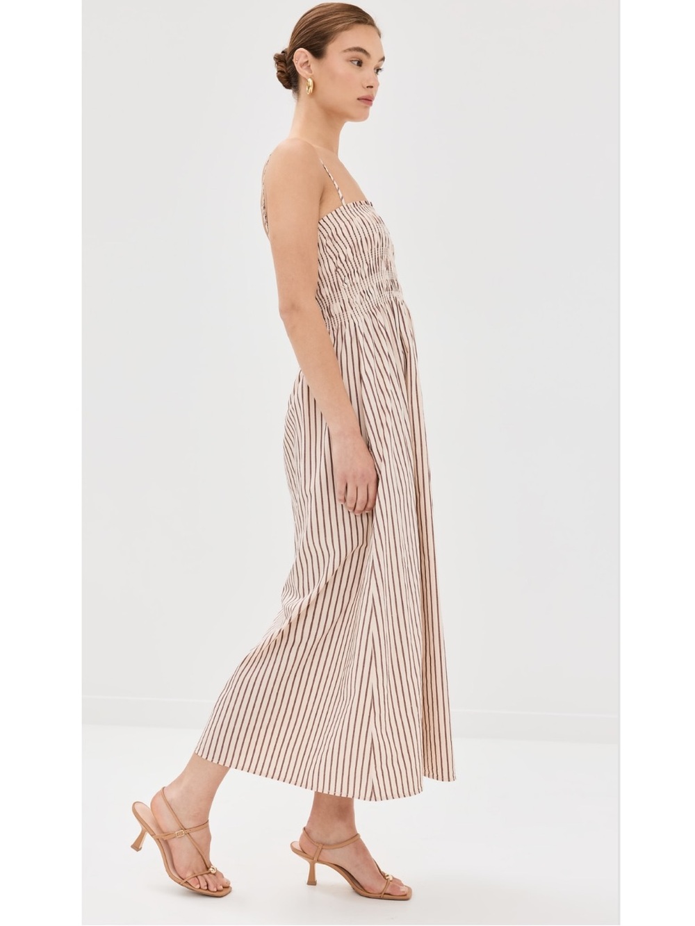 Pistola Bianca Dress Tiramisu Stripe Size Small - Picture 3 of 9